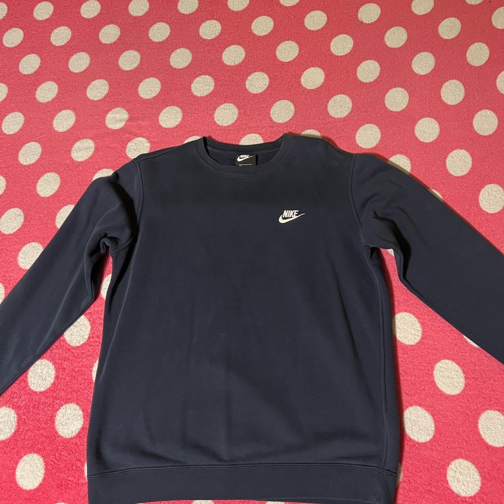 Nike Men's Dark Blue Crewneck Sweater